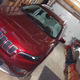 Fits great in the garage of course. We are NOT getting beige seats though. Yuck.